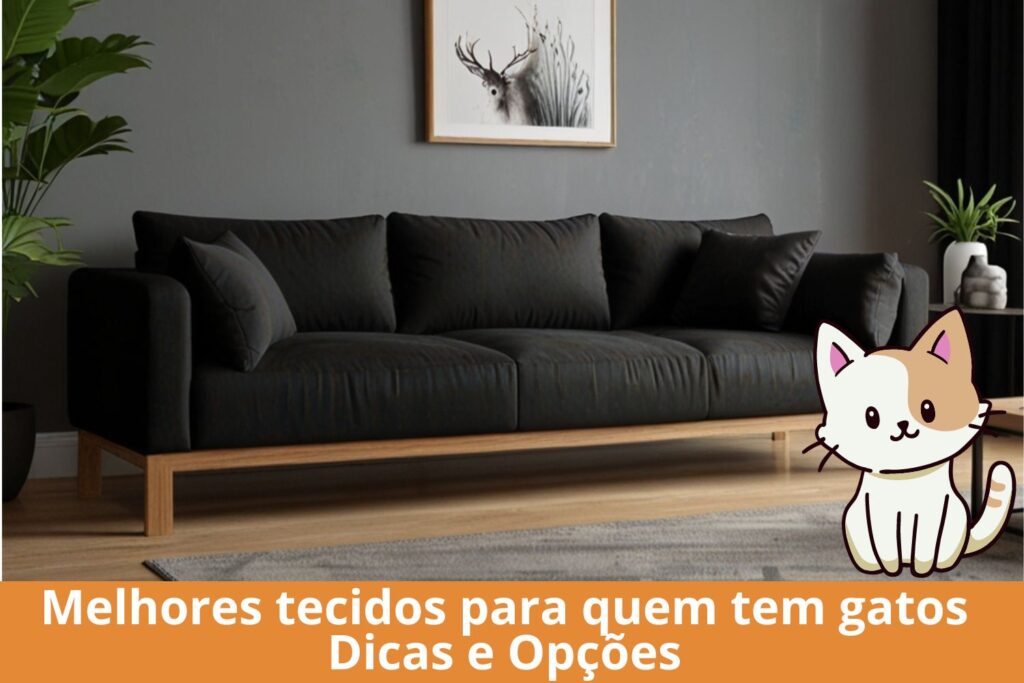 Melhores tecidos para quem tem gatos