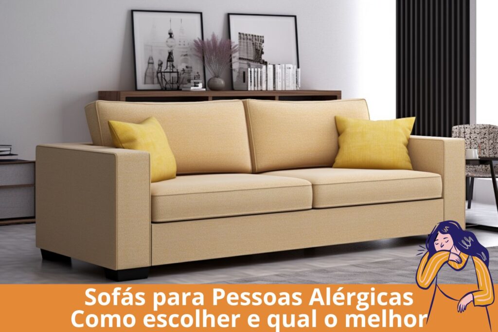 Sofás para Pessoas Alérgicas Como escolher e qual o melhor - SofasExpres