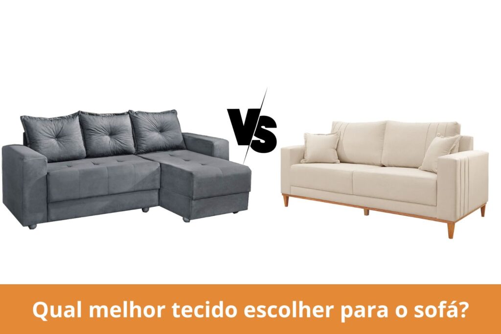 Suede ou Linho Qual melhor tecido escolher para o sofá