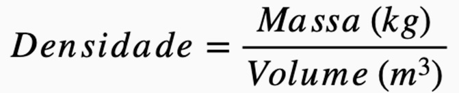 formula da densidade