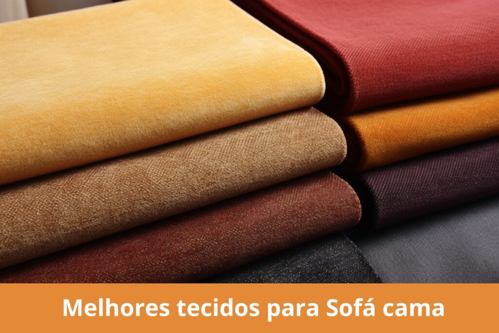 melhores tecidos para Sofá cama