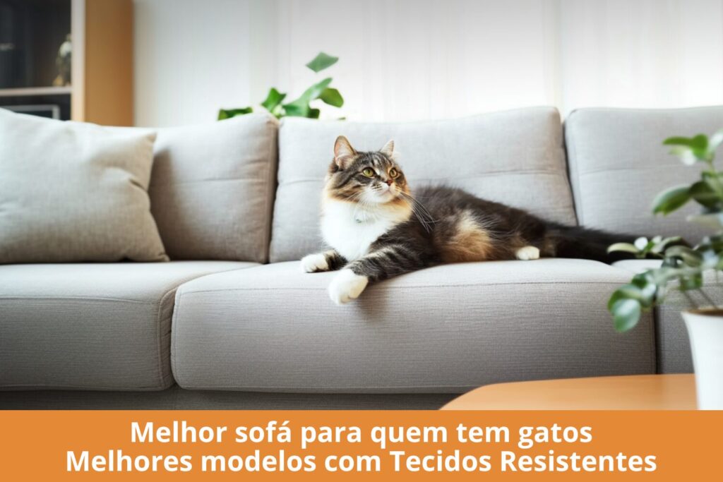 Melhor sofá para quem tem gatos