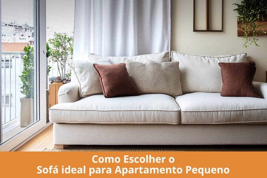 Sofá ideal para Apartamento Pequeno