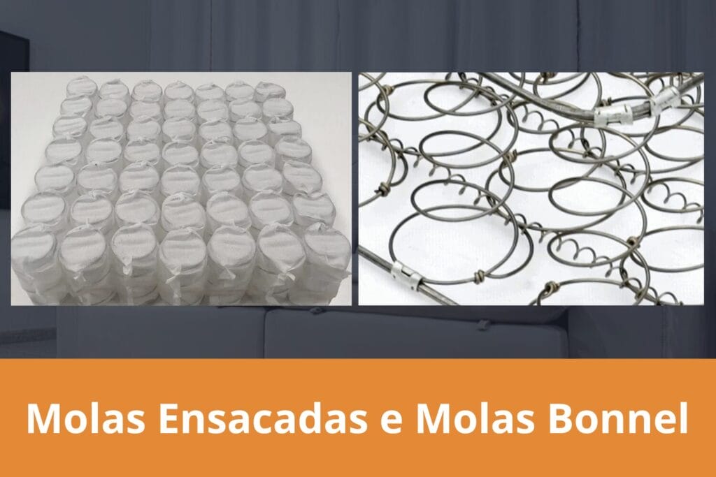 Molas Ensacadas e molas Bonnel